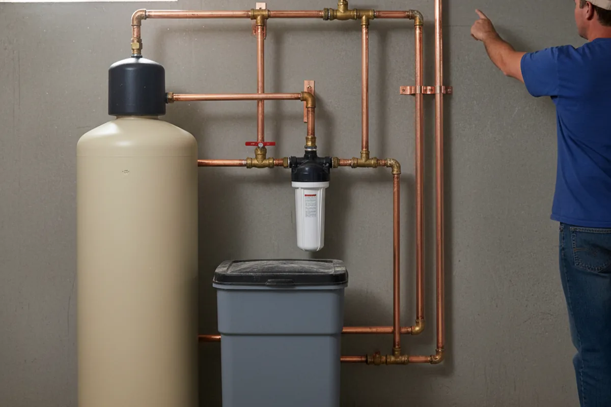 Whole-house water treatment system installed in Munith